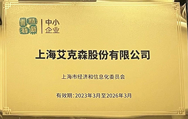 24/07/22 艾克森榮獲上?！皩＞匦隆睋Q熱設(shè)備企業(yè)證書，持續(xù)引領(lǐng)板式換熱行業(yè)與系統(tǒng)集成機組的創(chuàng)新發(fā)展